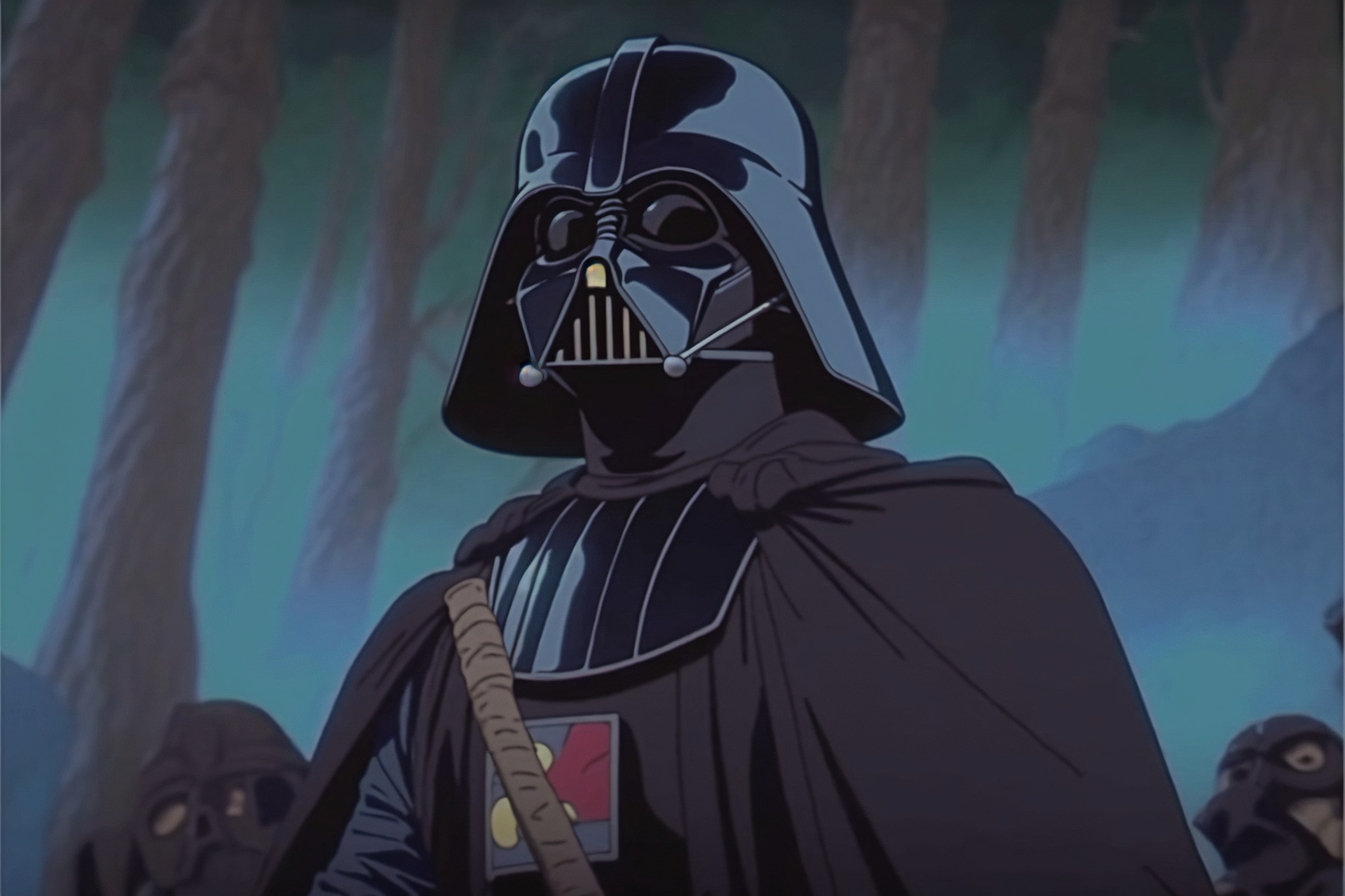 La rete neurale Nijijourney raffigura i personaggi iconici di Star Wars in stile Studio Ghibli-5 La rete neurale Nijijourney raffigura i personaggi iconici di Star Wars in stile Studio Ghibli-5