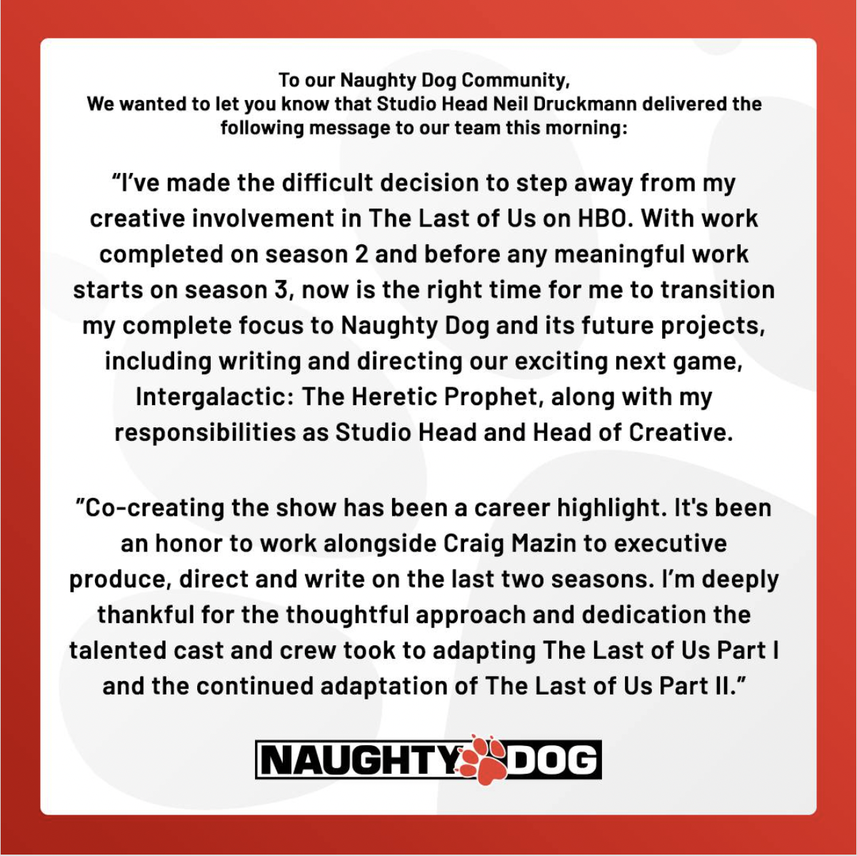 Logo dello studio Naughty Dog