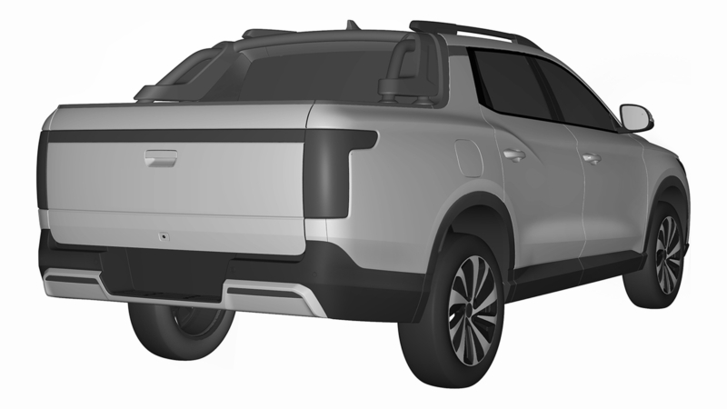 Immagine del nuovo pickup BYD - 3