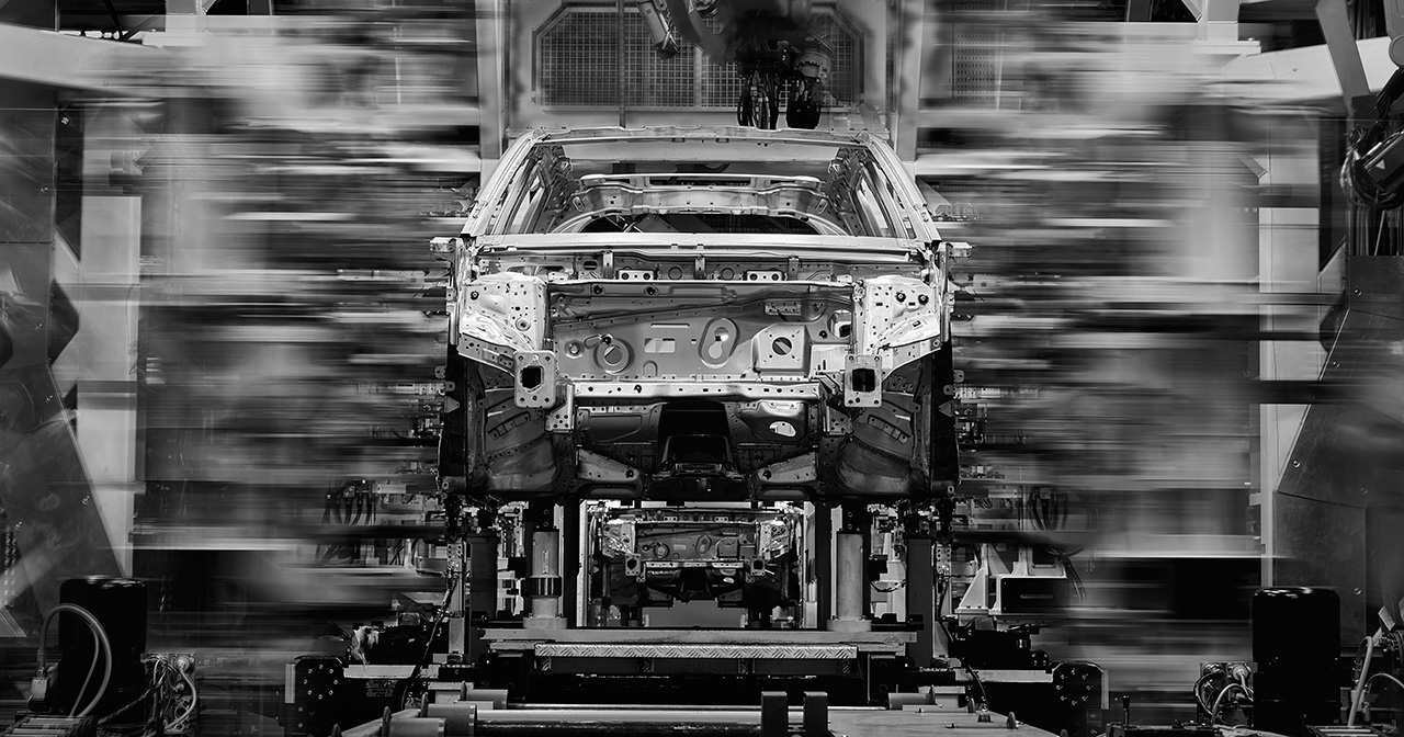 La carrozzeria della nuova Jeep Compass nello stabilimento italiano La carrozzeria della nuova Jeep Compass