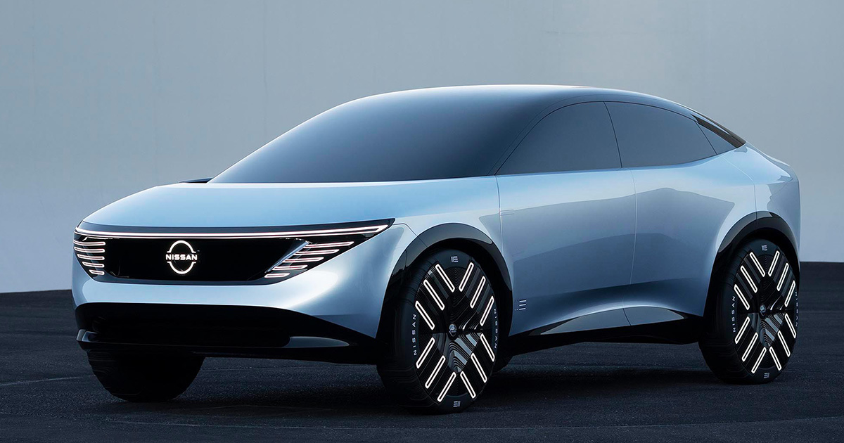 Concetto Nissan Chill-Out Il concept Nissan Chill-Out, precursore di un veicolo crossover elettrico di produzione