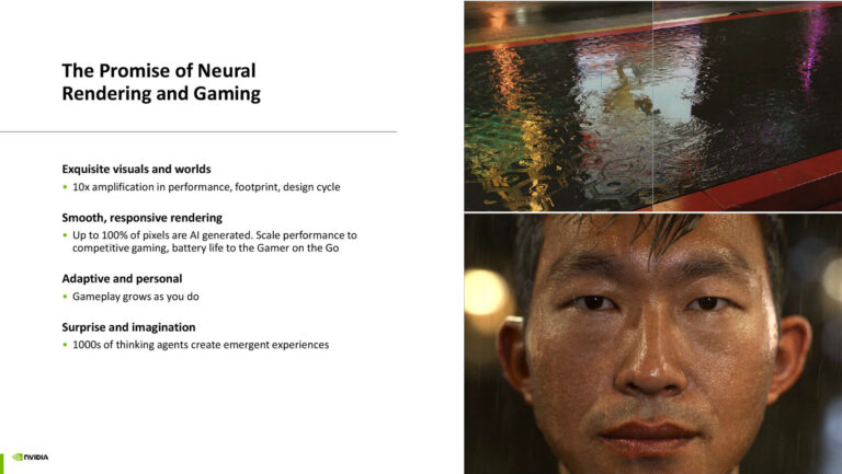Nvidia Neural Rendering Illustrazione di Nvidia Neural Rendering
