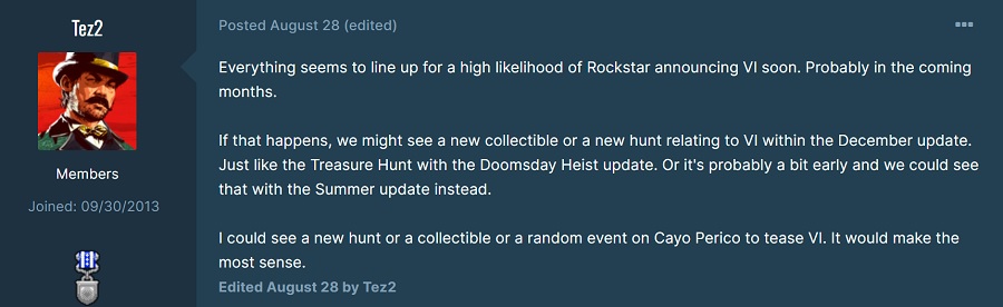 Insider: L'annuncio di GTA VI potrebbe avvenire nei prossimi mesi e sarà accompagnato da un evento in GTA V-2 Insider: L'annuncio di GTA VI potrebbe avvenire nei prossimi mesi e sarà accompagnato da un evento in GTA V-2