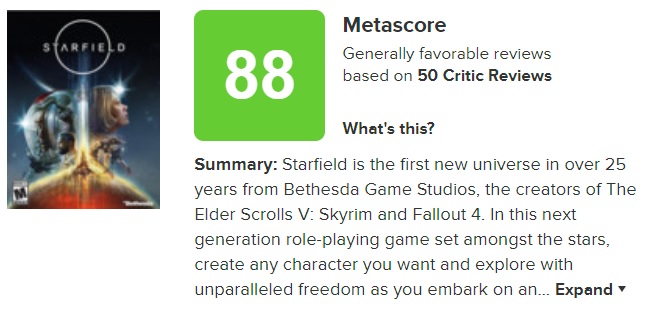 "Il miglior gioco di Bethesda" e "Eccellente gioco di ruolo": la critica è entusiasta di Starfield e dà al gioco il massimo dei voti-3 "Il miglior gioco di Bethesda" e "Eccellente gioco di ruolo": la critica è entusiasta di Starfield e dà al gioco il massimo dei voti-3