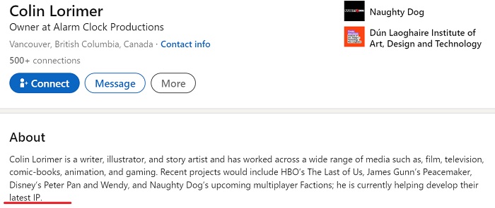 Intrigo: lo studio Naughty Dog sta lavorando a un gioco basato su un nuovo franchise-2 Intrigo: lo studio Naughty Dog sta lavorando a un gioco basato su un nuovo franchise-2