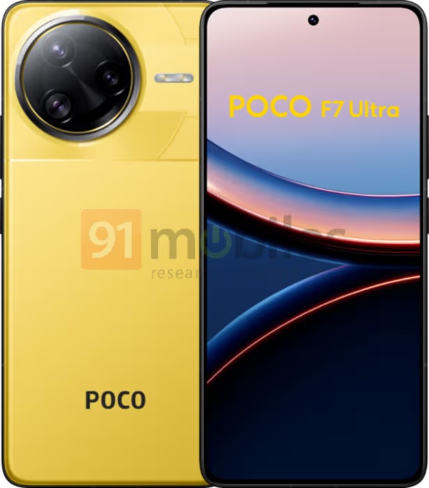 Poco F7 Ultra a colori Poco F7 Ultra a colori