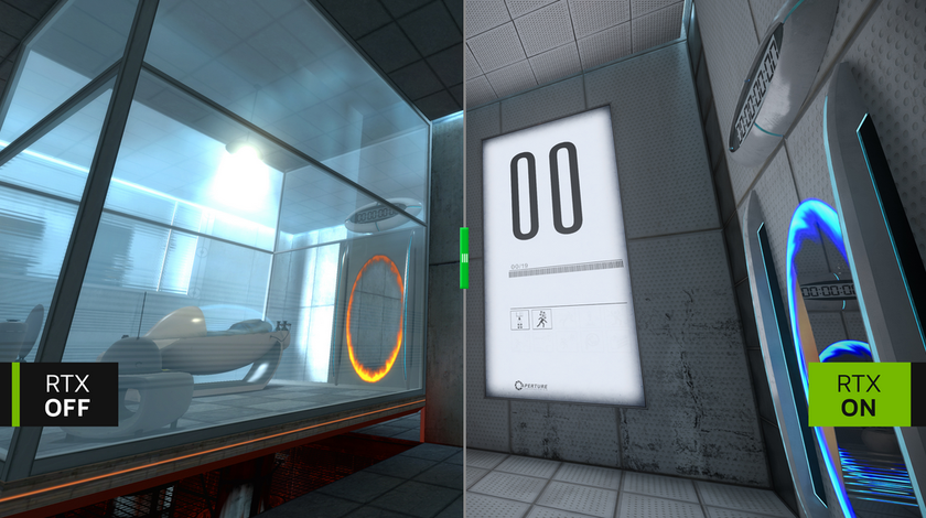 NVIDIA ha annunciato i requisiti di sistema per Portal con RTX e ha annunciato che la remaster sarà pubblicata su Steam l'8 dicembre.-3