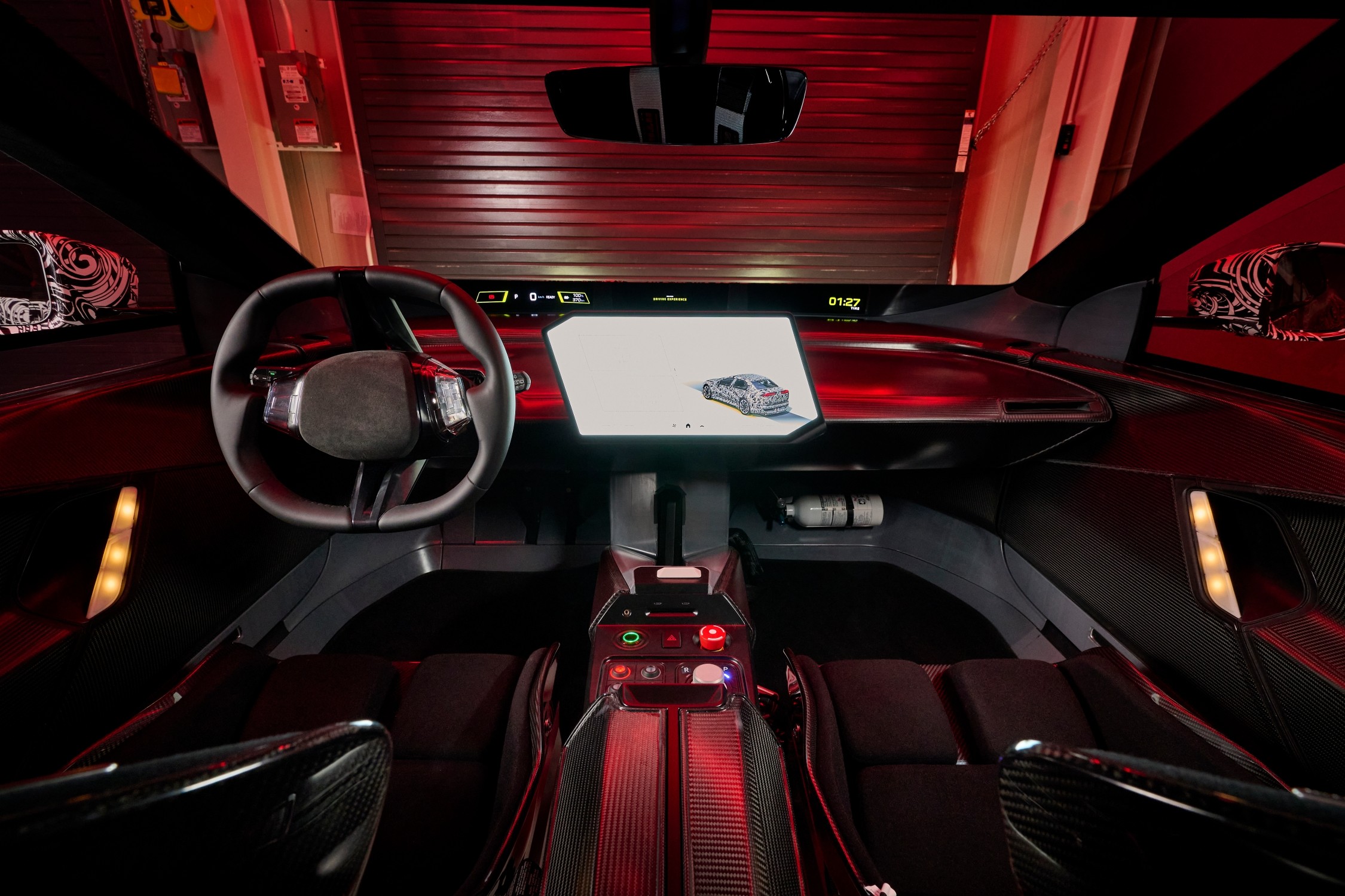 Interni dell'esperienza di guida BMW Vision Interni dell'esperienza di guida BMW Vision