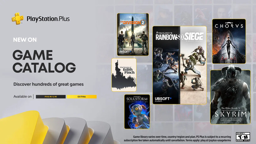 PlayStation aggiungerà nuovi giochi alle librerie Extra e Deluxe il 15 novembre: Skyrim, Rainbow Six Siege, Ratchet & Clank collection e altro ancora PlayStation aggiungerà nuovi giochi alle librerie Extra e Deluxe il 15 novembre: Skyrim, Rainbow Six Siege, Ratchet & Clank collection e altro ancora