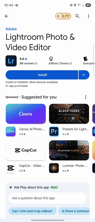 Avvio automatico nel Play Store Avvio automatico nel Play Store