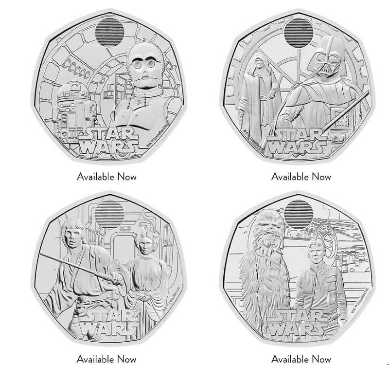 Un regalo regale per i fan di Star Wars: la Zecca del Regno Unito ha pubblicato una collezione numismatica con i personaggi dell'iconica saga cinematografica.-3