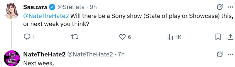 Anteprime per il nuovo spettacolo di Sony