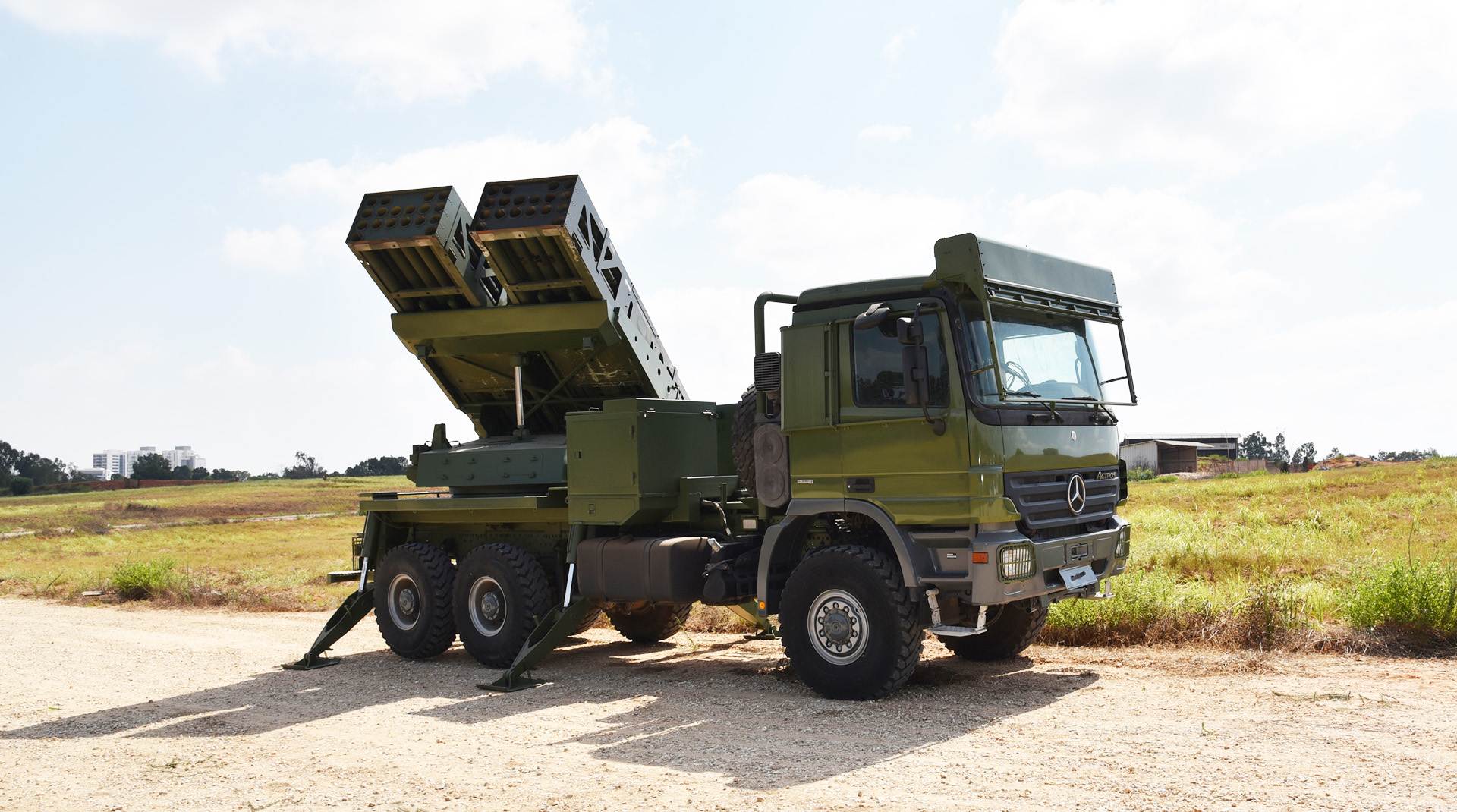 MLRS PULS. Illustrazione: Sistemi Elbit MLRS PULS. Illustrazione: Sistemi Elbit