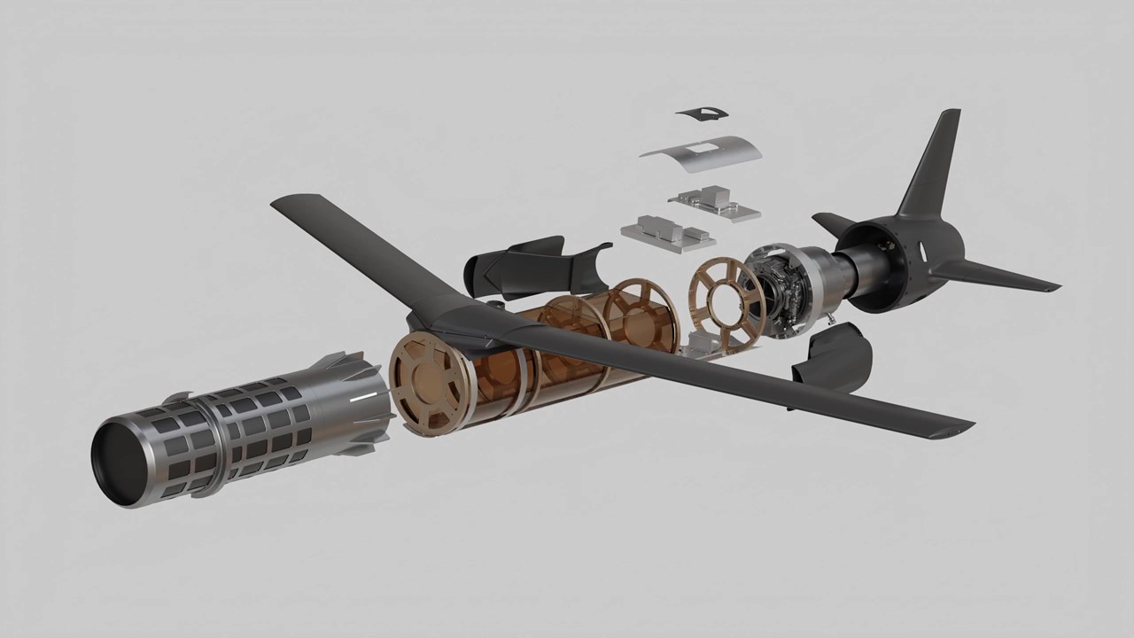 Il missile drone Ruta dell'Ucraina. Illustrazione: Destino