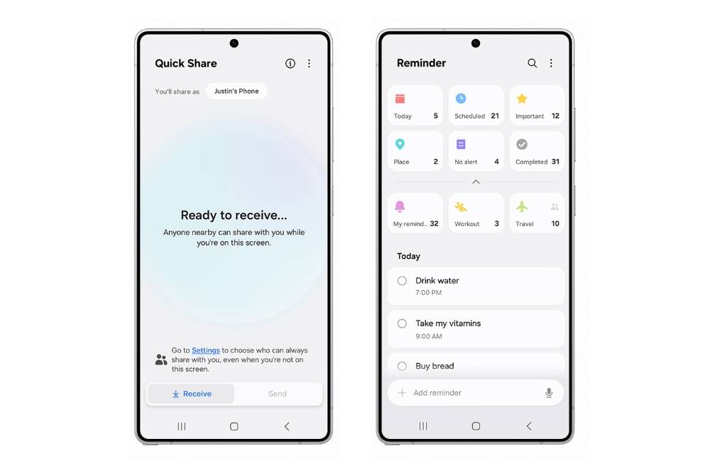 Screenshot dell'interfaccia di One UI 8 Screenshot dell'interfaccia di One UI 8. Illustrazione: Samsung