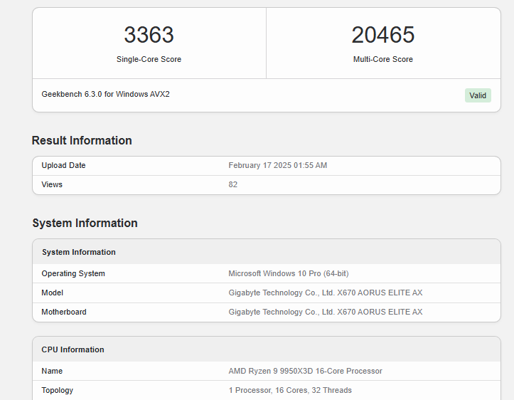 Test delle prestazioni di AMD Ryzen 9 9950X3D Test delle prestazioni di AMD Ryzen 9 9950X3D