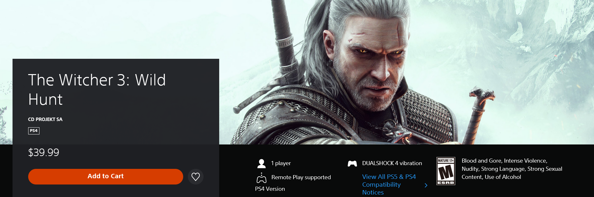 È tempo di nuovi cambiamenti: CD Projekt Red aggiorna la copertina di The Witcher 3: Wild Hunt sugli store digitali di PlayStation, Xbox e Steam-2 È tempo di nuovi cambiamenti: CD Projekt Red aggiorna la copertina di The Witcher 3: Wild Hunt sugli store digitali di PlayStation, Xbox e Steam-2
