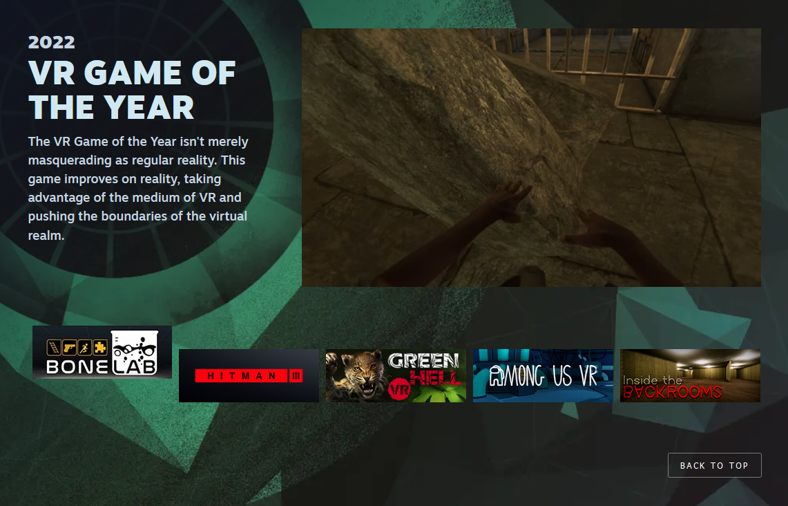 Valve ha presentato tutte le 11 nomination per la cerimonia degli Steam Awards, tra cui: "Gioco dell'anno", "Miglior storia", "Miglior colonna sonora" e altre.-3 Valve ha presentato tutte le 11 nomination per la cerimonia degli Steam Awards, tra cui: "Gioco dell'anno", "Miglior storia", "Miglior colonna sonora" e altre.-3
