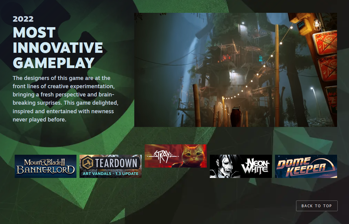 Valve ha presentato tutte le 11 nomination per la cerimonia degli Steam Awards, tra cui: "Gioco dell'anno", "Miglior storia", "Miglior colonna sonora" e altre.-7 Valve ha presentato tutte le 11 nomination per la cerimonia degli Steam Awards, tra cui: "Gioco dell'anno", "Miglior storia", "Miglior colonna sonora" e altre.-7