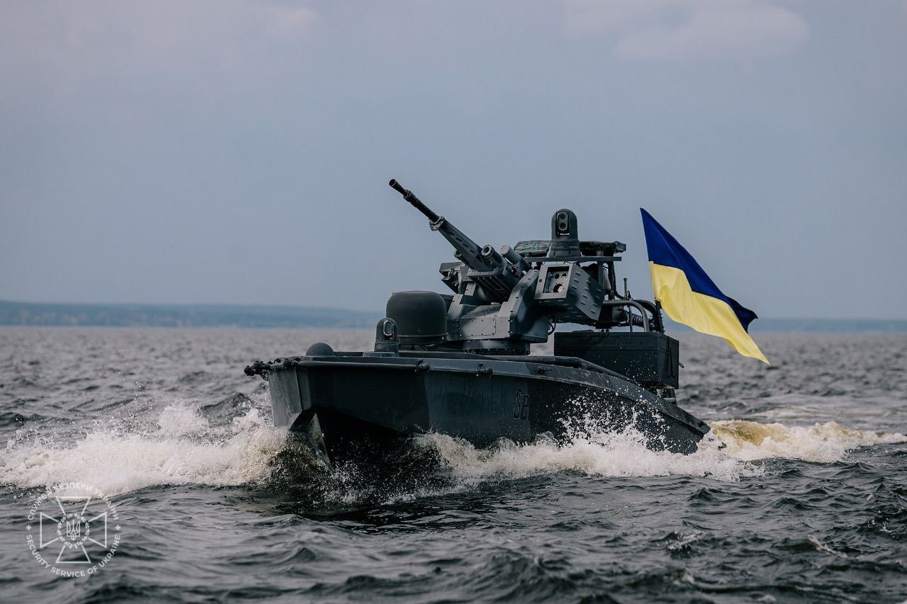 SSU ha mostrato una nuova generazione di droni marini Sea Baby: ora con una mitragliatrice e MLRS (video) Updated Sea Baby marine drone
