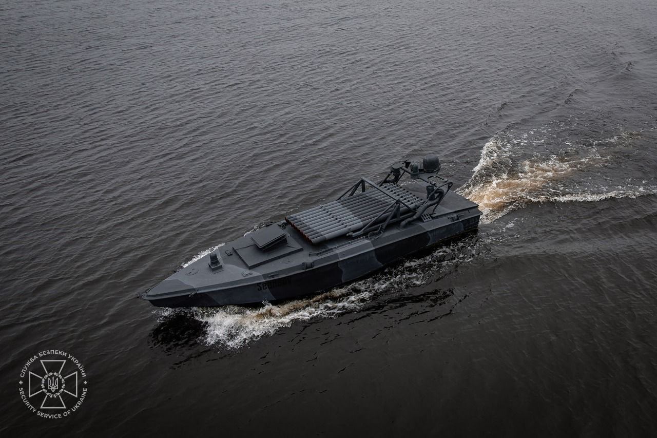 SSU ha mostrato una nuova generazione di droni marini Sea Baby: ora con una mitragliatrice e MLRS (video)-5 New Sea Baby design with machine gun