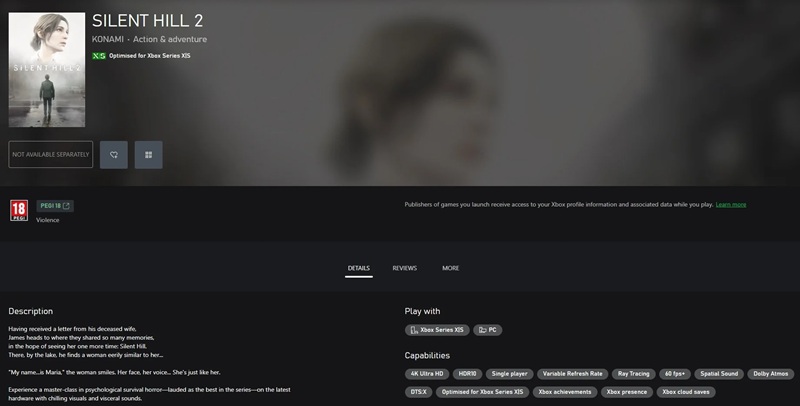 Immagine del remake di Silent Hill 2