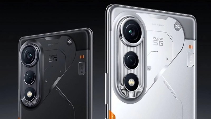 Pannello posteriore del Tecno Pova Curve 5G