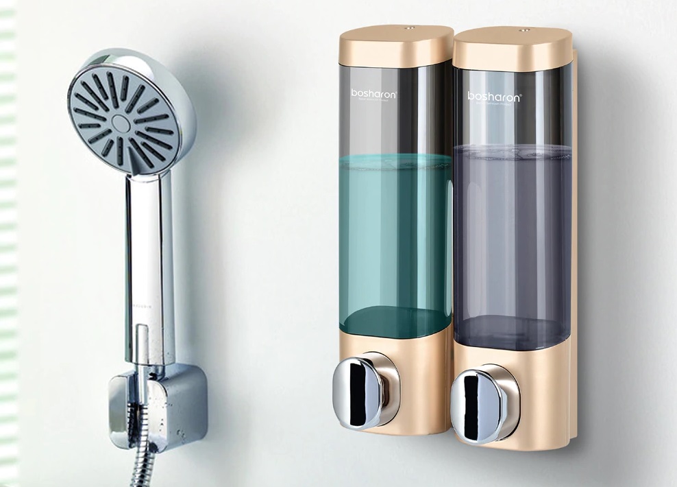 bottiglie dispenser di sapone distributore di sapone ricaricabile