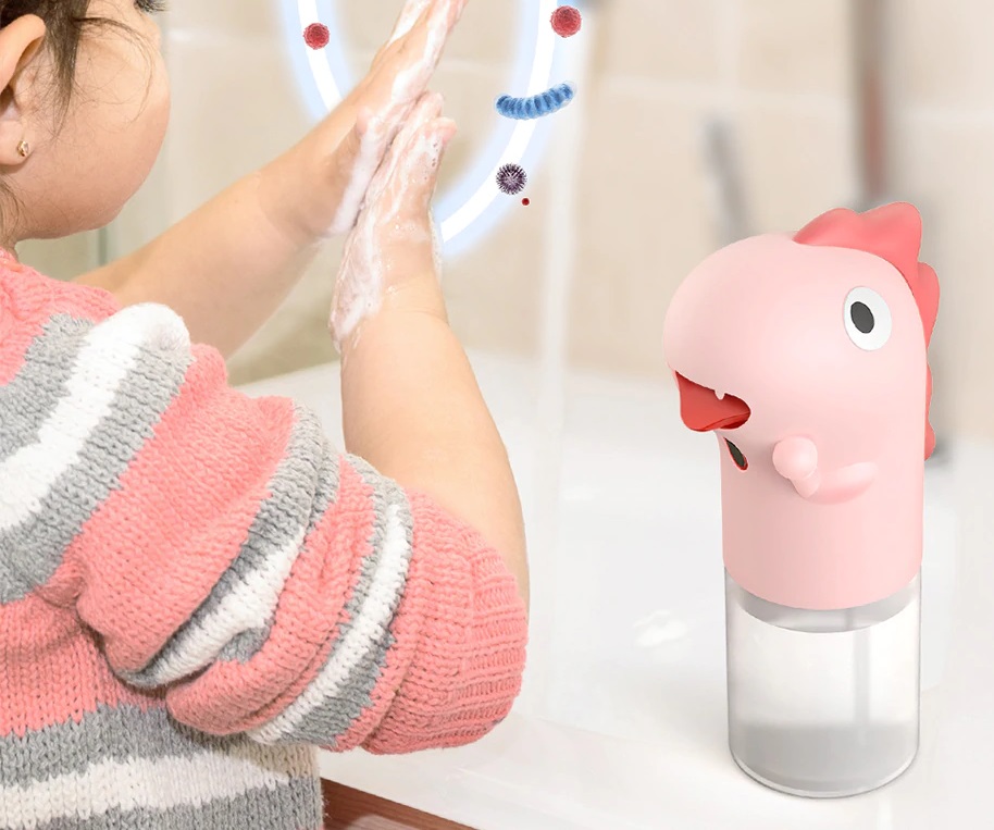 distributore automatico di sapone dispenser a sfioramento per sapone liquido