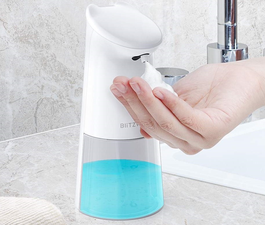 distributore di sapone dispenser a sfioramento per sapone liquido