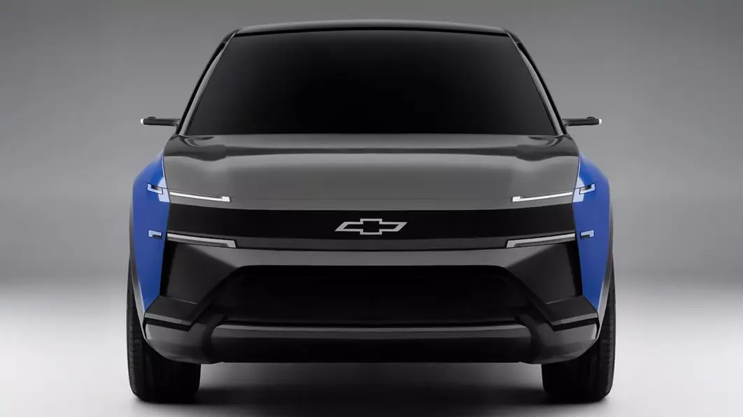 Chevrolet sporty EV - visuale frontale