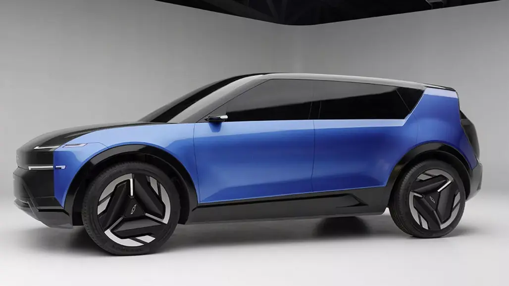 Chevrolet sporty EV - visuale laterale