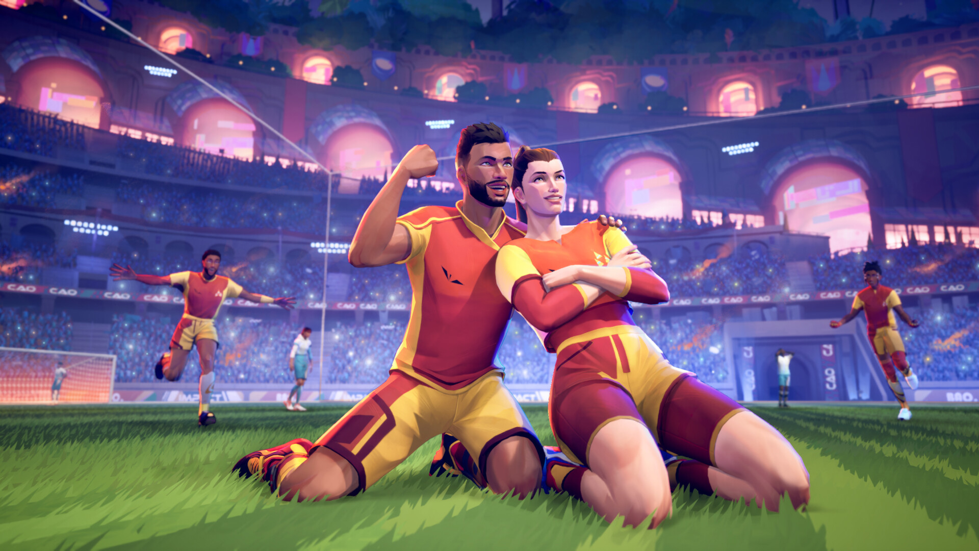 Gameplay della rivincita - la scena della partita Gameplay della rivincita - la scena della partita