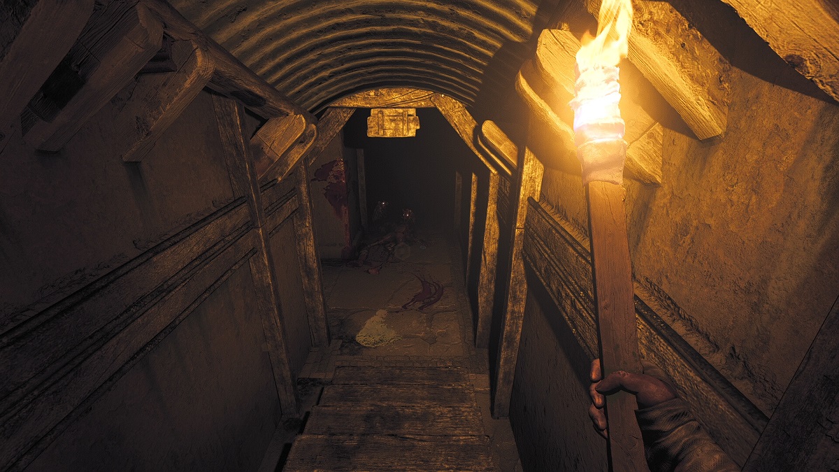 La morte del protagonista e l'esplorazione degli inquietanti corridoi del bunker in un'approfondita scheda di gameplay del gioco horror Amnesia: The Bunker La morte del protagonista e l'esplorazione degli inquietanti corridoi del bunker in un'approfondita scheda di gameplay del gioco horror Amnesia: The Bunker