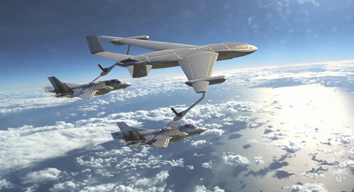 Il concetto di distributore di carburante a basso profilo Il concetto di Lockheed Martin di un'autocisterna a basso profilo