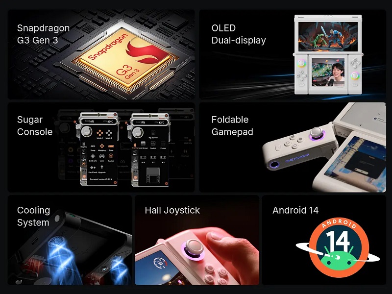 Caratteristiche principali della console OneXSugar Sugar 1