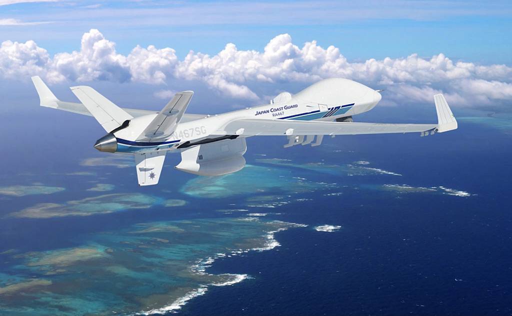 La Guardia costiera giapponese ha iniziato a utilizzare i droni americani MQ-9B SeaGuardian. La Guardia costiera giapponese ha iniziato a utilizzare i droni americani MQ-9B SeaGuardian.