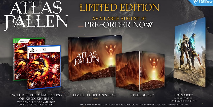 Magie potenti, mostri pericolosi e un vasto deserto nel dettagliato trailer di gioco di Atlas Fallen, action-RPG dai creatori di The Surge.-2 Magie potenti, mostri pericolosi e un vasto deserto nel dettagliato trailer di gioco di Atlas Fallen, action-RPG dai creatori di The Surge.-2