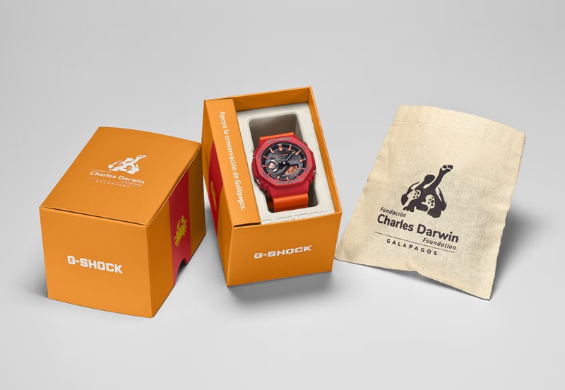 Orologio Casio G-Shock Rock Crab vista laterale