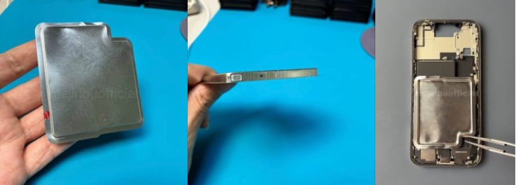 prototipo della batteria dell'iPhone 17 Air per i mercati statunitensi ed europei prototipo della batteria dell'iPhone 17 Air per i mercati statunitensi ed europei