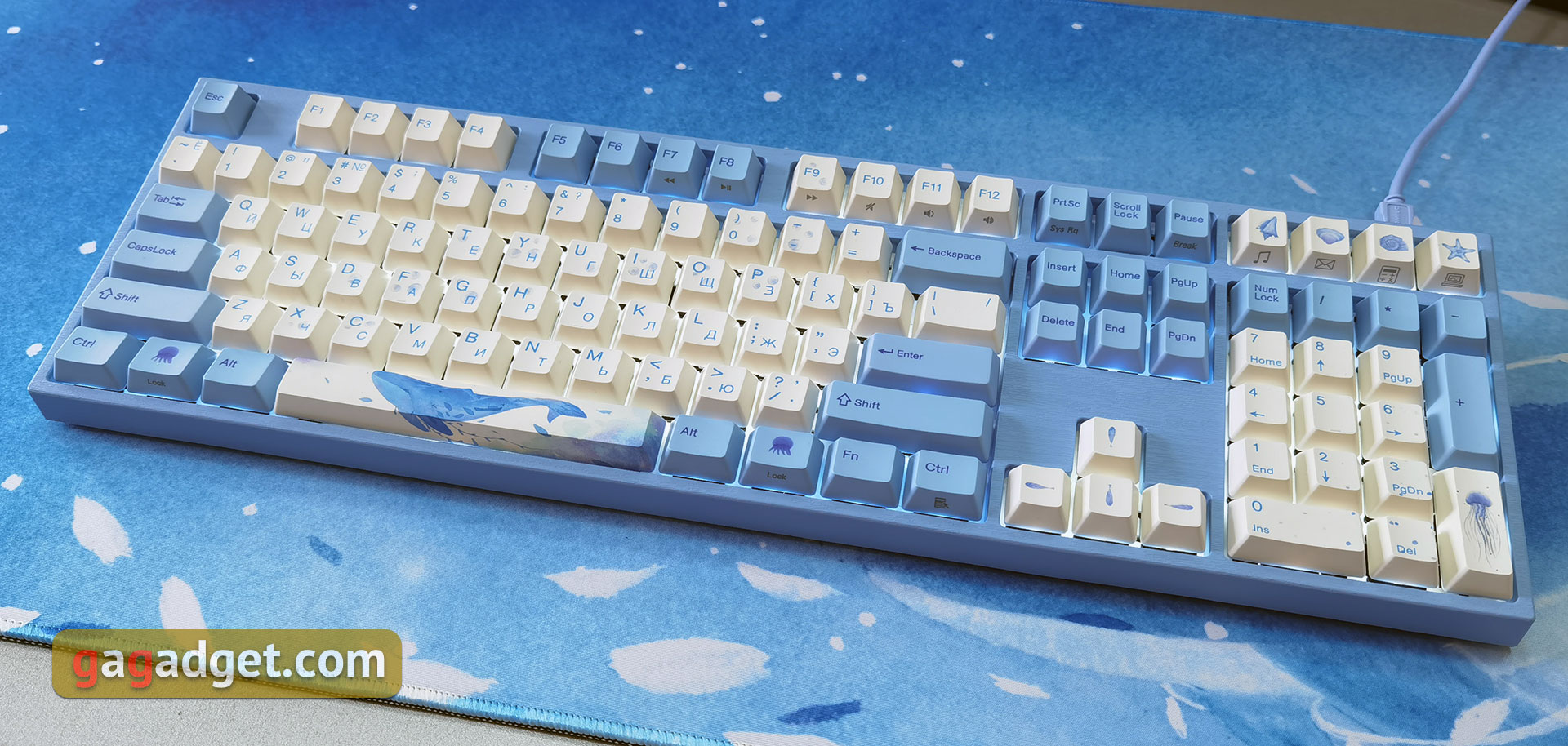 Recensione di Varmilo VA108M Sea Melody: una tastiera meccanica Hi-End-8 Recensione di Varmilo VA108M Sea Melody: una tastiera meccanica Hi-End-8