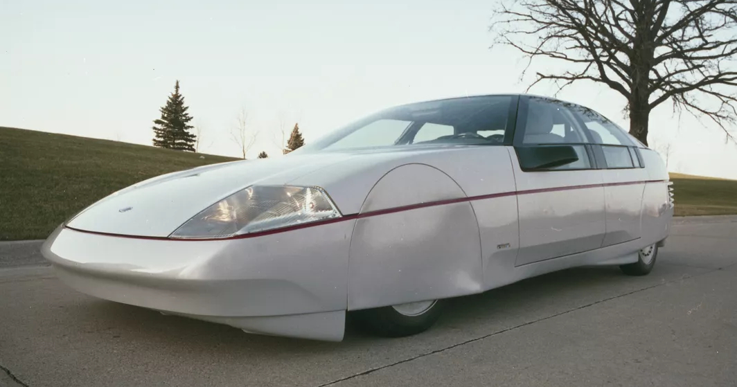 Ford Probe IV concept dall'alto