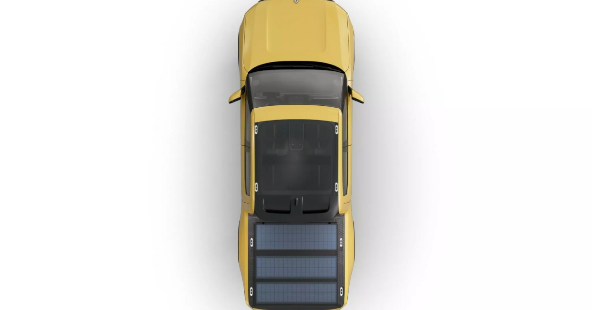 Immagine della copertura solare Worksport per Rivian R1T - immagine 1