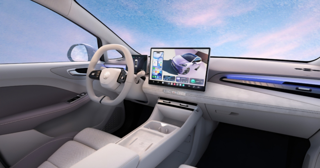 Immagine vista laterale di MG4 Anxin Edition