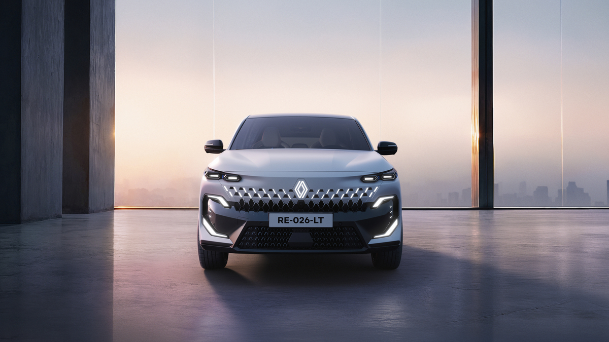 Vista frontale Renault Filante