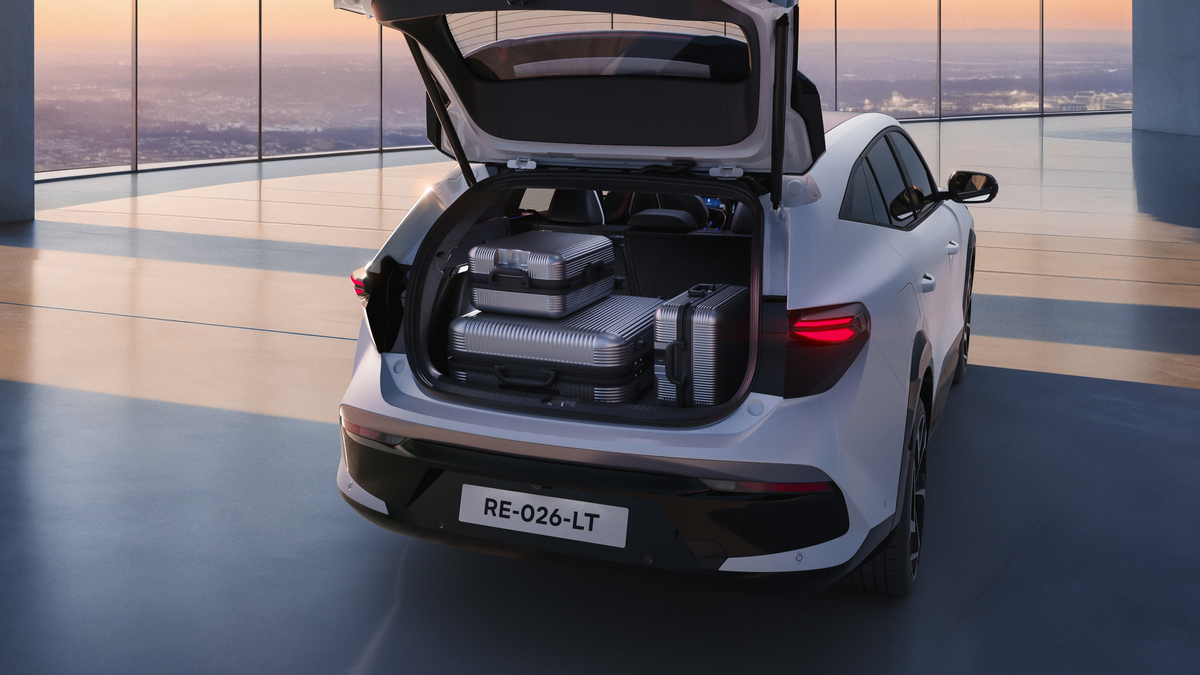 Vista posteriore Renault Filante