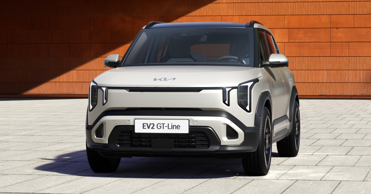 Parte anteriore della Kia EV2