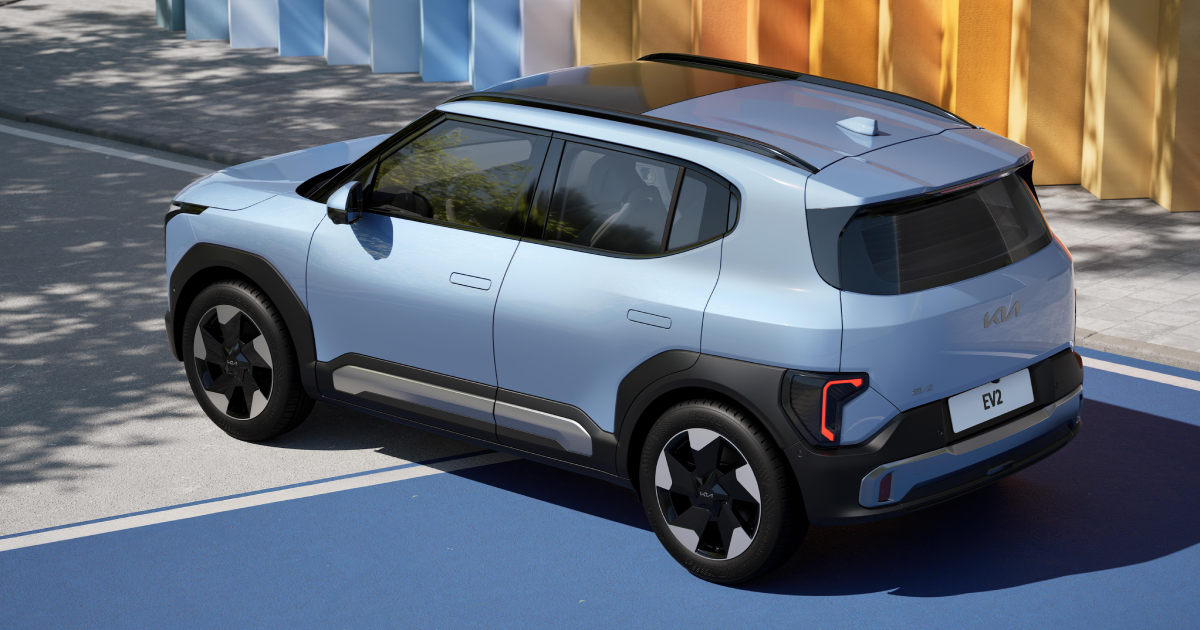 Parte posteriore della Kia EV2
