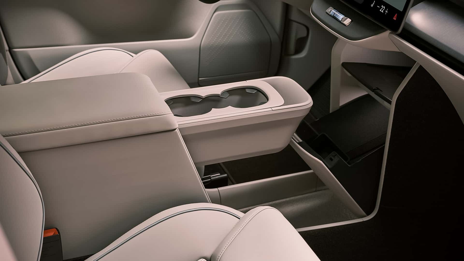 Vista dall'alto sul Volvo EX60