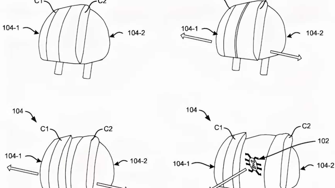 Concetto di design del massaggiatore per la testa brevettato da Mercedes-Benz